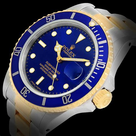 rolex piu richiesti acciaio oro lunetta blu|rolex sottomarino stampato.